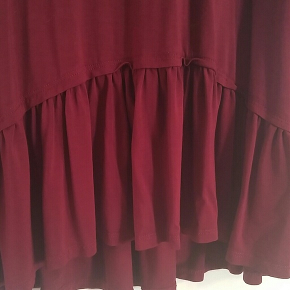 Audge Podge Burgundy Tunic Size M (A5) - Picture 2 of 4